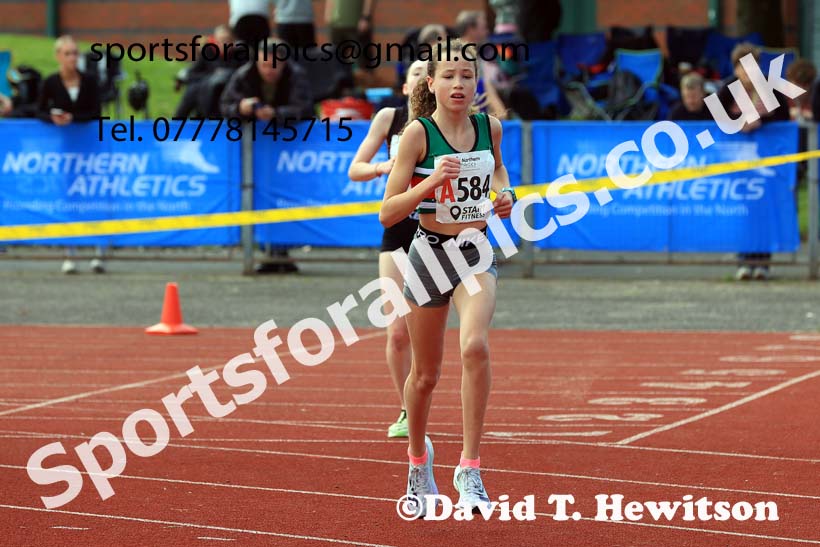 Girls Under-15s, 2024 Northern Mens 6 and Womens 4 and Youngsters Relays, Stanley Park, Blackpool.  Photo: David T. Hewitson/Sports for All Pics